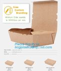 Wholesales custom rectangle die cut packaging lunch food kraft paper corrugated mailer box,Takeout Food Packaging Kraft